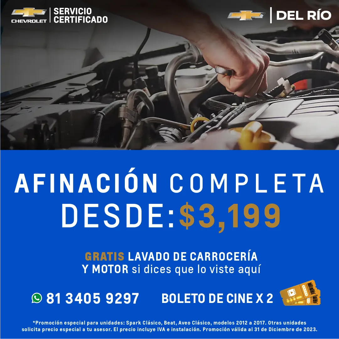 Servicio Certificado Chevrolet Del R O